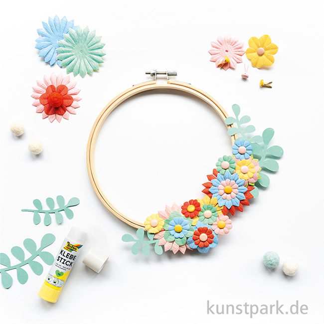 Artikelbild 2 des Artikels “Papierblumen, 20-55mm, 30 Stück, farbig sortiert “
