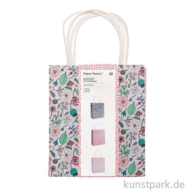 Artikelbild 2 des Artikels “Papiertüten - Hygge Flowers, 3 Stück “