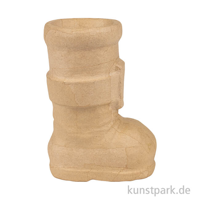 Artikelbild 2 des Artikels “Pappmaché Nikolausstiefel, Vase wasserdicht, 12,5 x 8 x 18 cm “