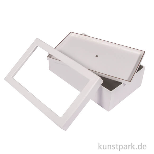Artikelbild 2 des Artikels “Pappmache Box mit Schütteldeckel, Weiß Größe 20x12,5x7 cm “