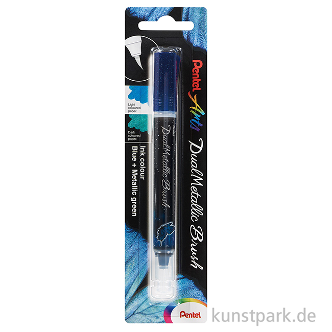 Artikelbild 2 des Artikels “Pentel Dual Metallic Brush - Glitzer Pen “