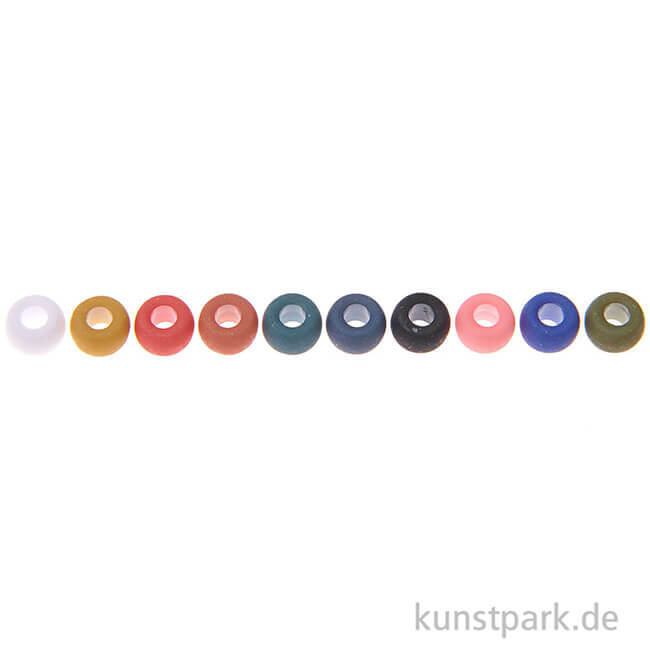Artikelbild 2 des Artikels “Pony Bead Set, Matt Dark Earthy, 400 Stück “