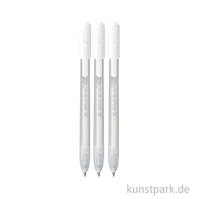 Artikelbild 2 des Artikels “Sakura Gelly Roll 3er Set, Retractable, Weiße Gelstifte “