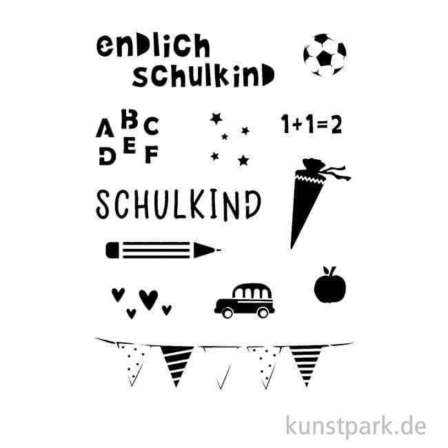 Artikelbild 2 des Artikels “Schablone - Schulkind, 15 x 20 cm “