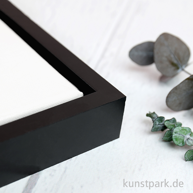 Artikelbild 2 des Artikels “Schattenfugenrahmen mit Keilrahmen - Schwarz “