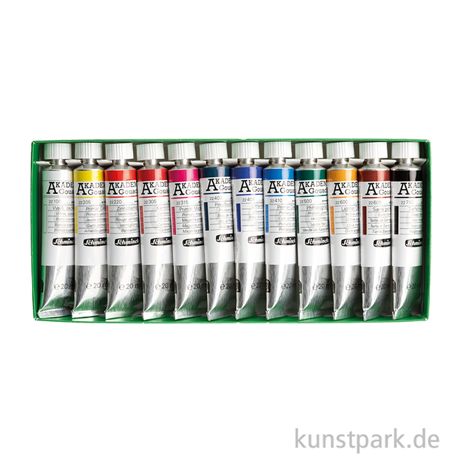 Artikelbild 2 des Artikels “Schmincke AKADEMIE Gouache Kartonset, 12 x 20 ml “