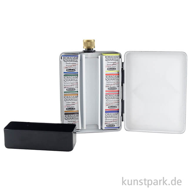 Artikelbild 2 des Artikels “Schmincke HORADAM Aquarellkasten mit 8 halben Näpfchen + Tank “