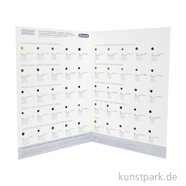 Artikelbild 2 des Artikels “Schmincke Supergranulierend - Dot Card 50 Farbtöne - HORADAM Farbkarte “