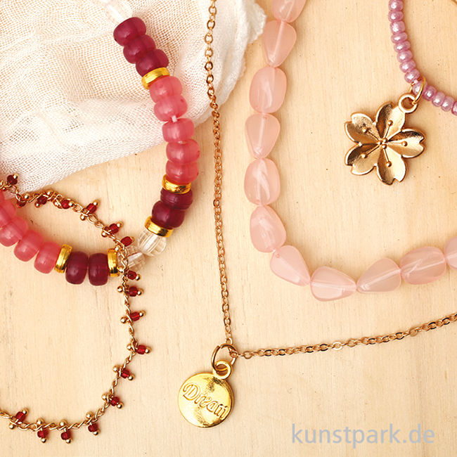 Artikelbild 2 des Artikels “Schmuck Bastelset - Quartz, Rosa, Gold “
