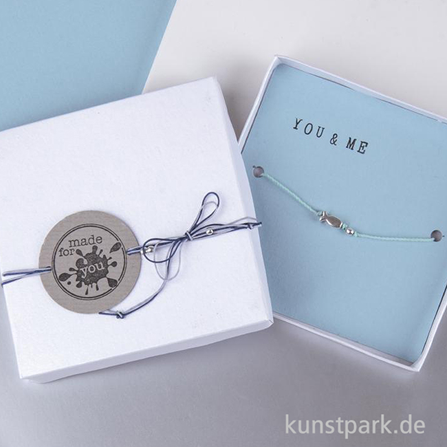 Artikelbild 2 des Artikels “Schmuckkordeln, 0,5 mm, Blaugrau, 4 Farben, je 5 Meter “