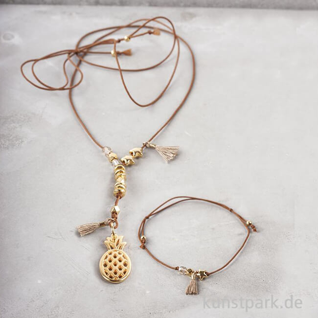 Artikelbild 2 des Artikels “Schmuckset - Vaia Ananas für 1 Kette und 1 Armband “