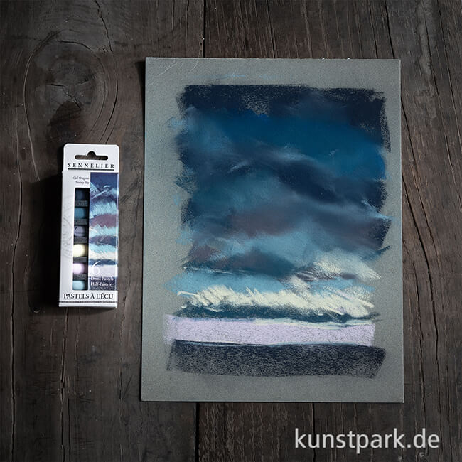 Artikelbild 2 des Artikels “Sennelier Softpastell ECU - 6 x 1/2 Stifte, stürmischer Himmel “