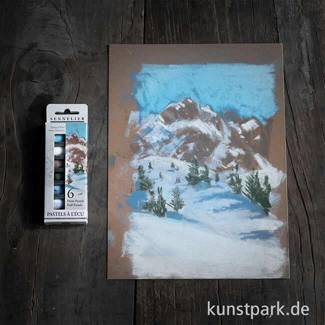 Artikelbild 2 des Artikels “Sennelier Softpastell ECU - 6 x 1/2 Stifte, Winterberge “