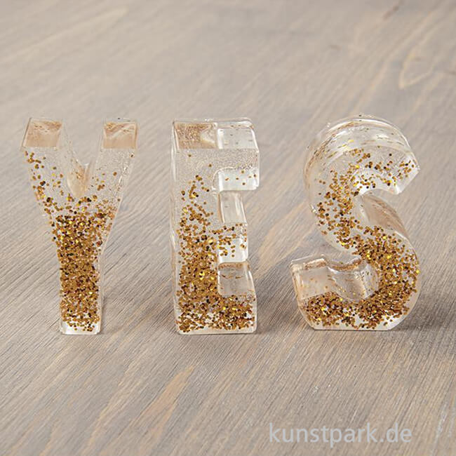 Artikelbild 2 des Artikels “Silikon Gießform - ABC, 2-teilige Form mit 26 Buchstaben “
