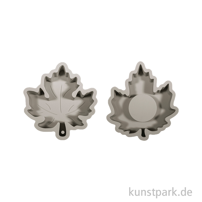 Artikelbild 2 des Artikels “Silikon Gießform - Ahornblätter, 2-teilig, 11 x 9,5 x 2 cm “