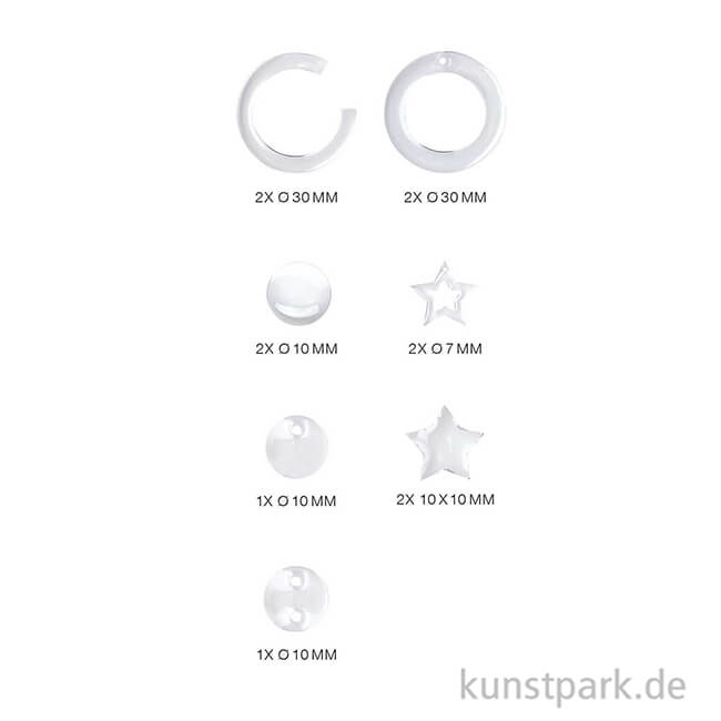 Artikelbild 2 des Artikels “Silikon Gießform - Anhänger, Ohrringe “