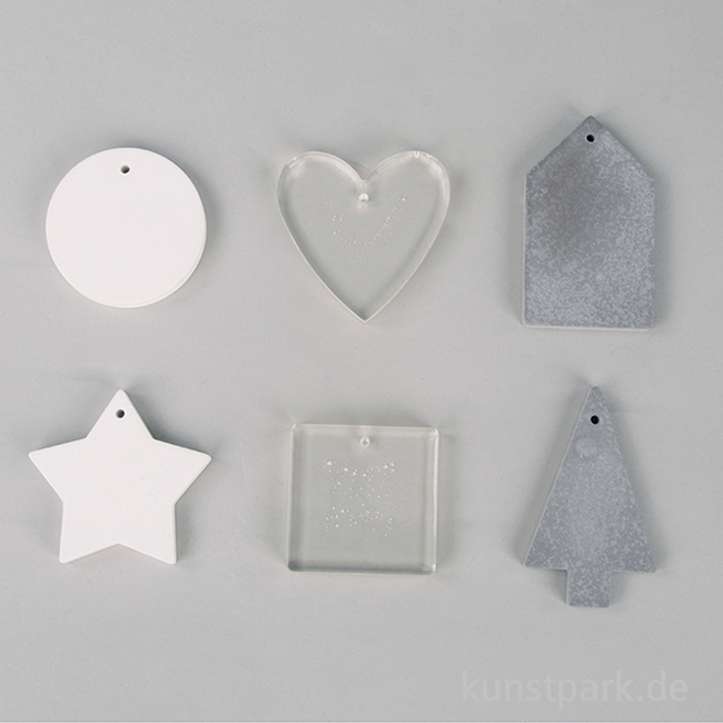 Artikelbild 2 des Artikels “Silikon-Gießform mit 6 verschiedenen Deko-Formen “