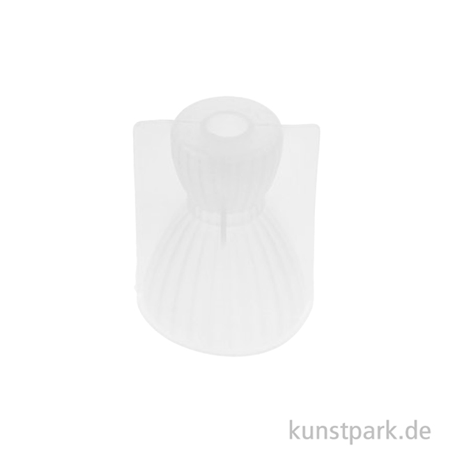 Artikelbild 2 des Artikels “Silikon Gießform - Kerzenhalter geriffelt, ø 4,3-6,8 x 10 cm “
