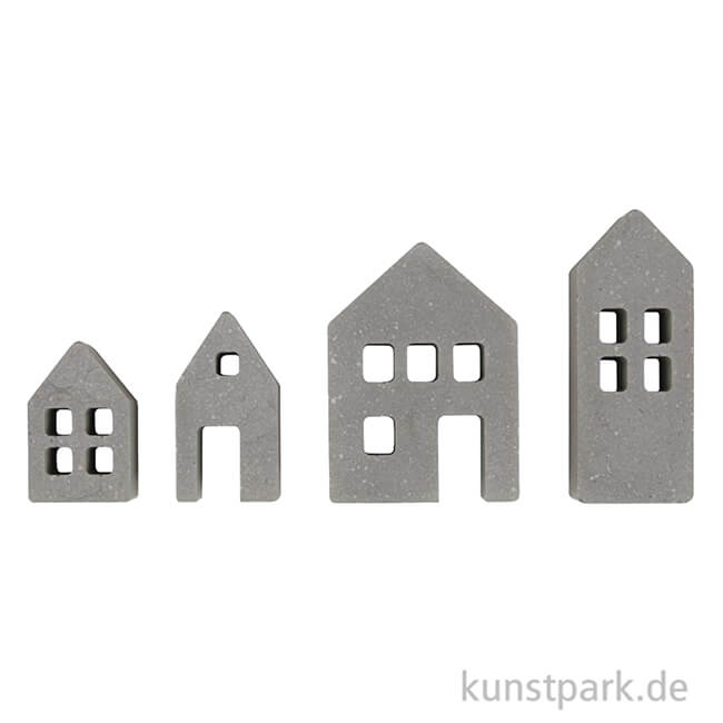 Artikelbild 2 des Artikels “Silikon Gießform - Lichthäuser, 4 Motive, 14,5 x 26 x 1 cm “