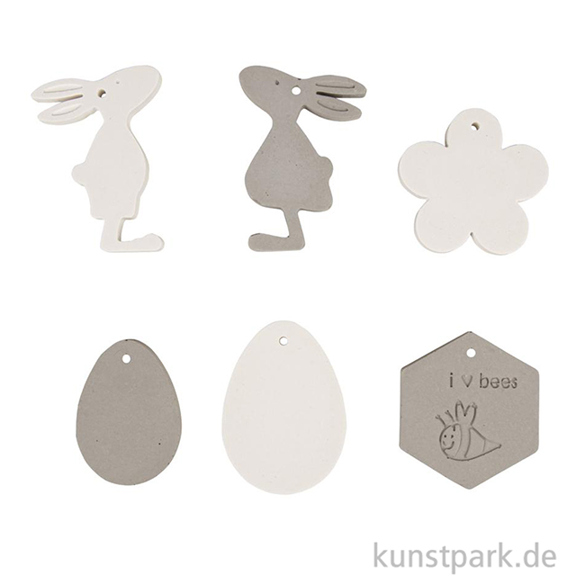 Artikelbild 2 des Artikels “Silikon Gießform Osterfreunde + Biene, 6 Motive, 26 x 14,5 x 1 cm “