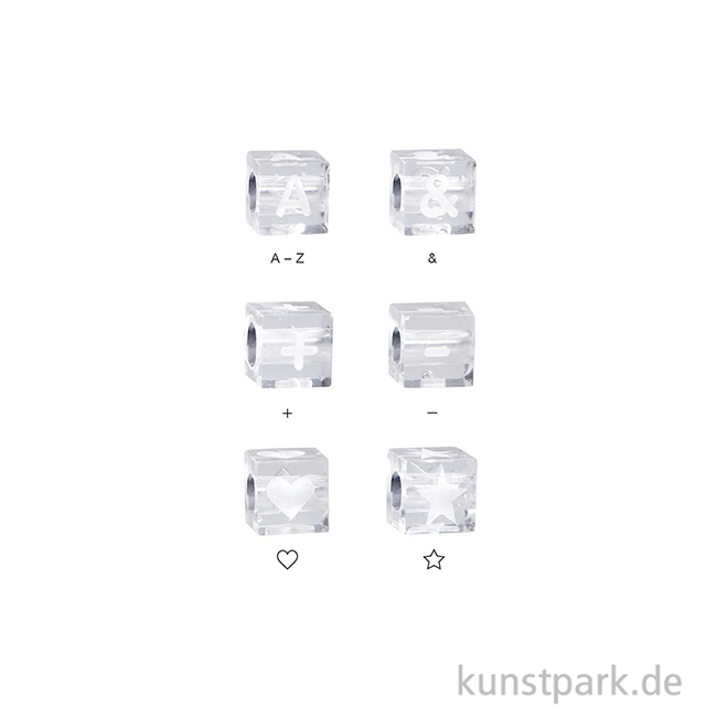 Artikelbild 2 des Artikels “Silikon Gießform - Perlen, Buchstaben Würfel “
