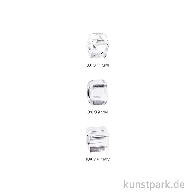 Artikelbild 2 des Artikels “Silikon Gießform - Perlen, Formen Mix “