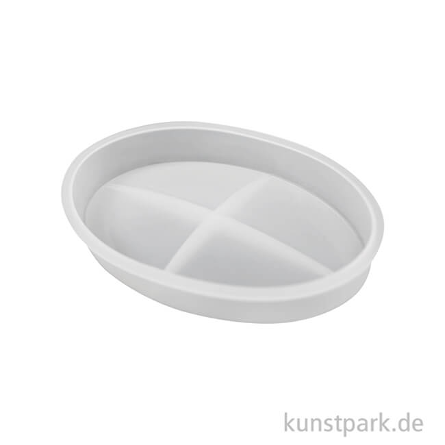 Artikelbild 2 des Artikels “Silikon Gießform - Seifenschale Oval, 12,3 x 8,3 x 1,8 cm “