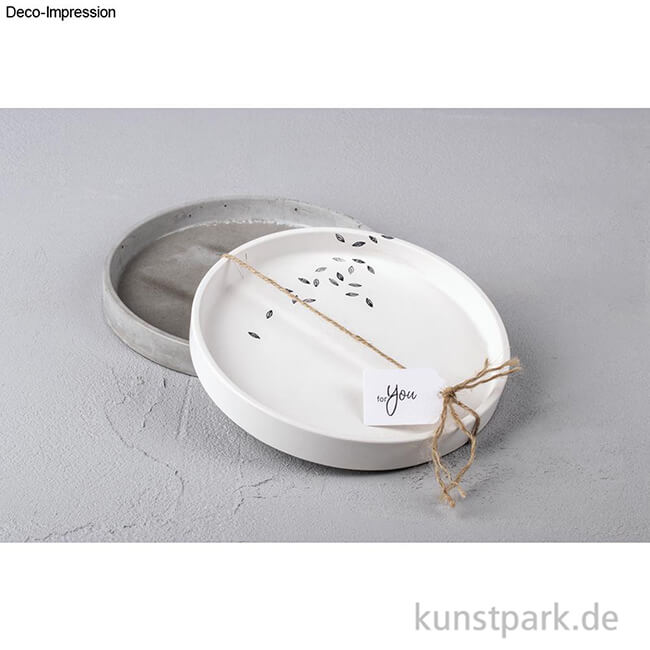 Artikelbild 2 des Artikels “Silikon Gießform - Untersetzer Rund, Durchmesser 17 cm, Höhe 2,1 cm “