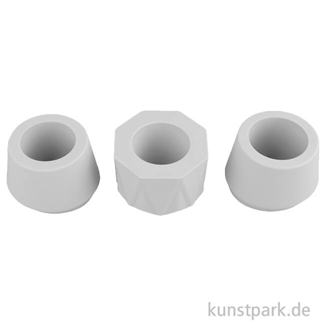 Artikelbild 2 des Artikels “Silikon Gießformen Set - Töpfchen, 3-teilig, 7 x 5,5 cm “