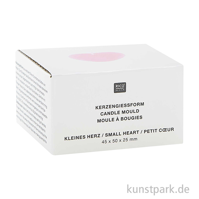 Artikelbild 2 des Artikels “Silikon Kerzengießform - Herz, 60 x 56 x 33 mm “
