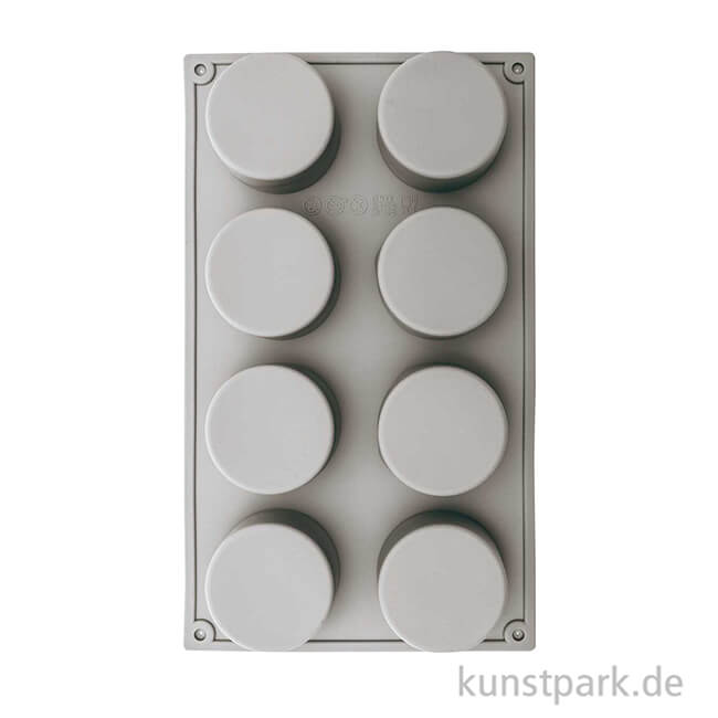 Artikelbild 2 des Artikels “Silikonform - 8 Kreise, Rund, 29 x 17 x 3,8 cm “