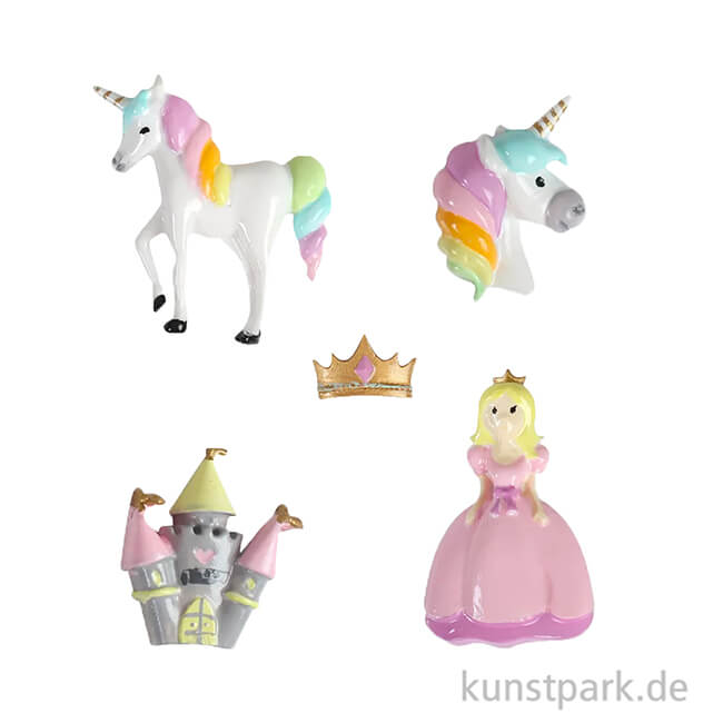 Artikelbild 2 des Artikels “Silikonform - Einhorn Prinzessin, 70 mm Durchmesser “