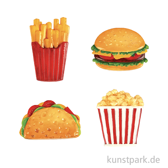 Artikelbild 2 des Artikels “Silikonform - Junk Food, 20 x 13 cm “