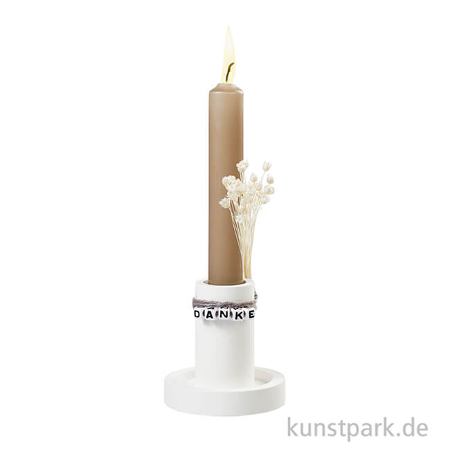 Artikelbild 2 des Artikels “Silikonform Kerzenhalter III, 8 x 7,2 cm “