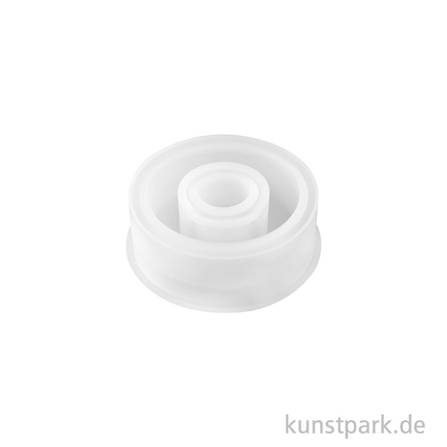 Artikelbild 2 des Artikels “Silikonform Kerzenhalter Rund, 7 x 2,5 cm “