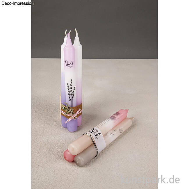 Artikelbild 2 des Artikels “Stabkerzen, Weiß, Durchmesser 2,1 cm, Höhe 19 cm, 4 Stück “