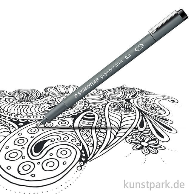 Artikelbild 2 des Artikels “STAEDTLER Pigment Liner 6er Set schwarze Fineliner “