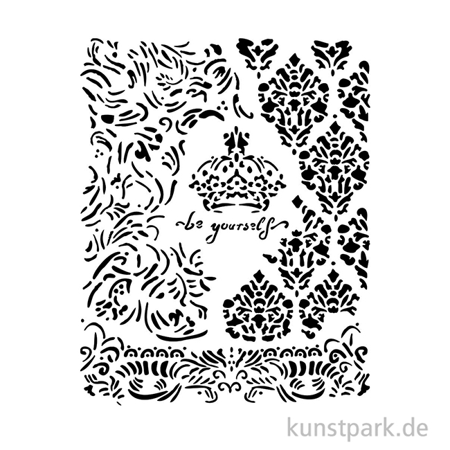 Artikelbild 2 des Artikels “Stamperia Schablone - Alterego Crown Be Yourself, 20 x 25 cm “