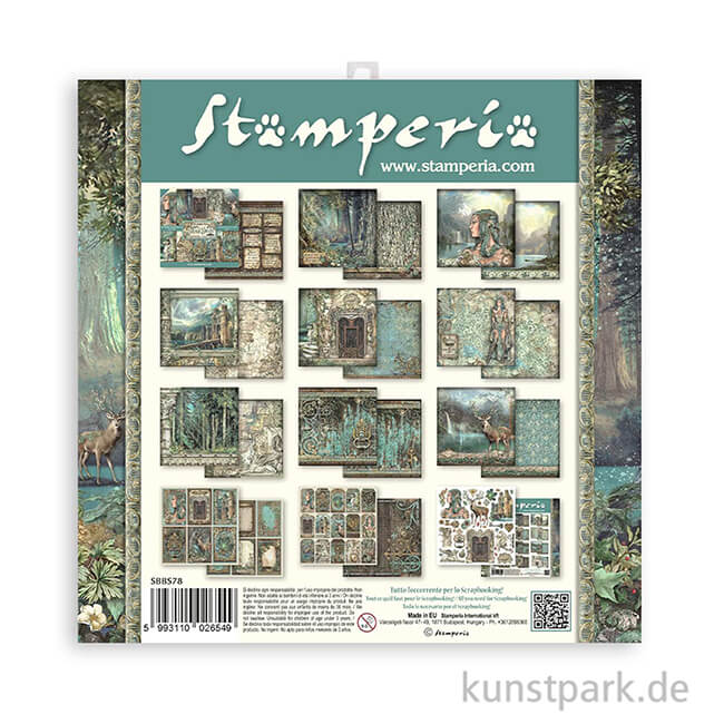 Artikelbild 2 des Artikels “Stamperia Scrapbooking Pad - Magic Forest, 20,3 x 20,3 cm “