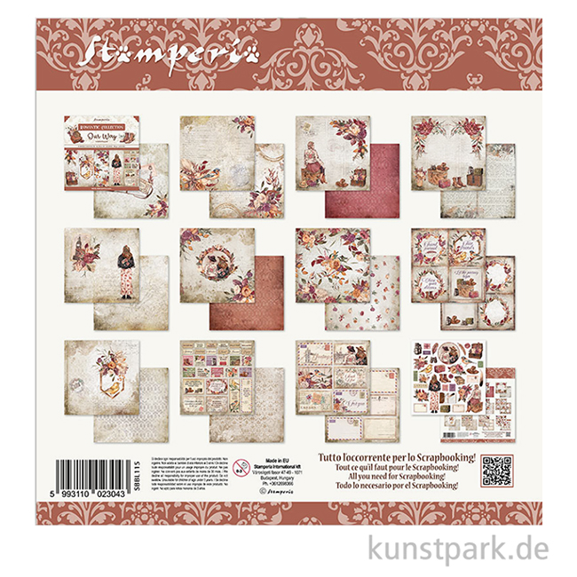 Artikelbild 2 des Artikels “Stamperia Scrapbooking Pad - Our Way 30,5 x 30,5 cm “