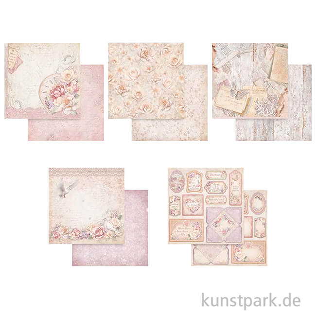 Artikelbild 2 des Artikels “Stamperia Scrapbooking Pad - Romance Forever, 30,5 x 30,5 cm “