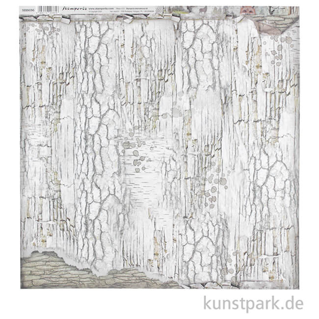 Artikelbild 2 des Artikels “Stamperia Scrappapier - Forest Fox, 30,5 x 30,5 cm “
