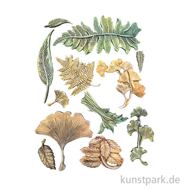 Artikelbild 2 des Artikels “Stamperia Silikon Gießform - Herbarium Silvae Botanical Leaf, A5 “