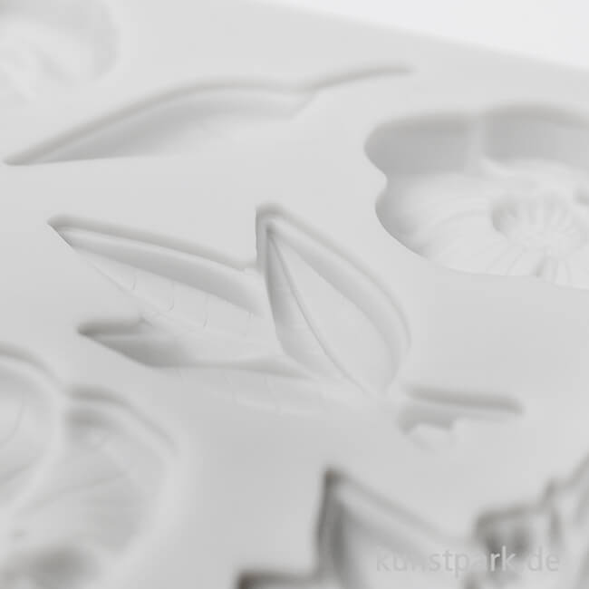 Artikelbild 2 des Artikels “Stamperia Silikon Gießform - Flowers, Pinecones, A6 “