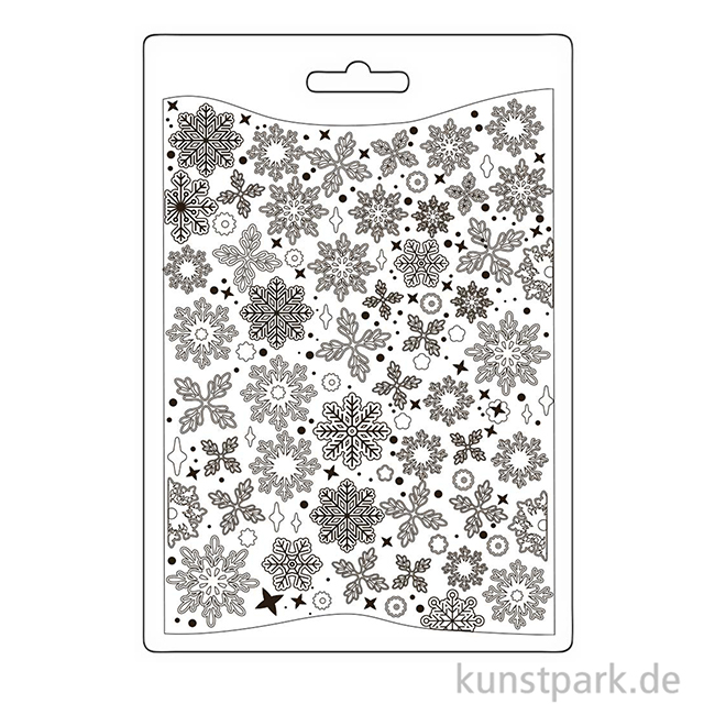Artikelbild 2 des Artikels “Stamperia Soft Mould (Gießform) - Create Happiness Dew Snowflakes, A5 “