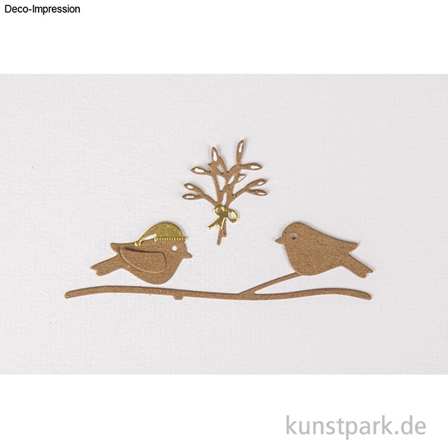 Artikelbild 2 des Artikels “Stanzschablonen Set - Wintervögel, 8 Stück “