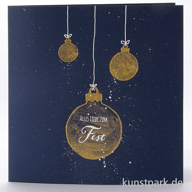 Artikelbild 2 des Artikels “Stempel - Christbaumkugel für kleine Kreise, 3 x 4 cm “