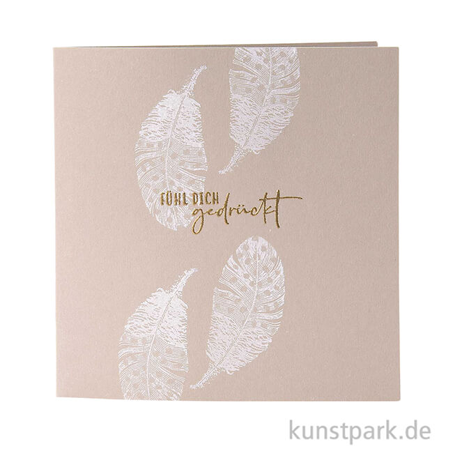 Artikelbild 2 des Artikels “Stempel - Feder mit Punkten, 4 x 8 cm “