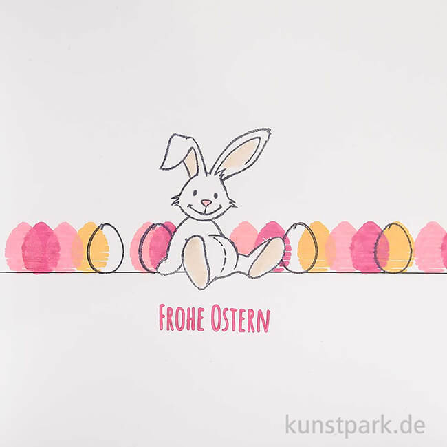 Artikelbild 2 des Artikels “Stempel - Osterei schraffiert, 2 x 2 cm “