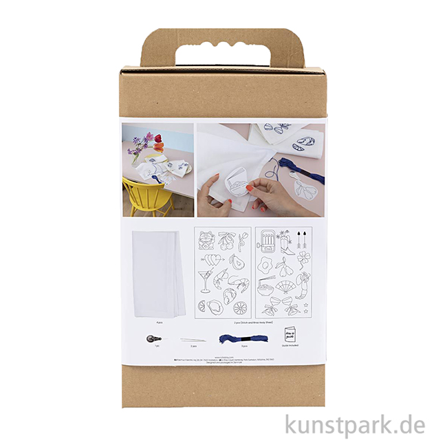 Artikelbild 2 des Artikels “Stickset mit Servietten + Zubehör, Creme “